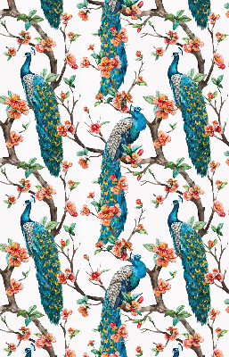 Store intérieur Paon sur une branche