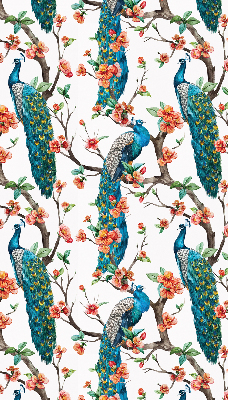 Store intérieur Paon sur une branche