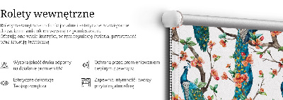 Store intérieur Paon sur une branche