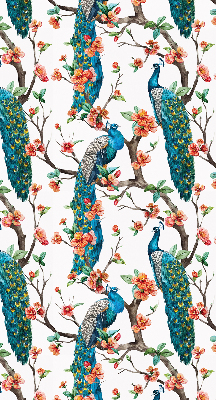 Store intérieur Paon sur une branche