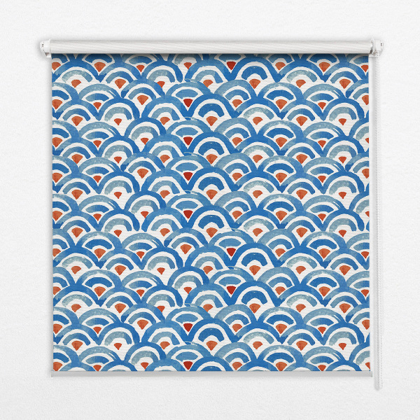 Store enrouleur Écailles colorées