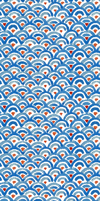 Store enrouleur Écailles colorées