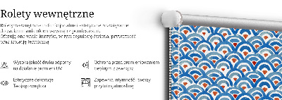 Store enrouleur Écailles colorées