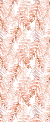 Store enrouleur Feuilles roses