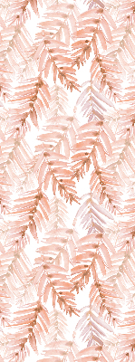 Store enrouleur Feuilles roses