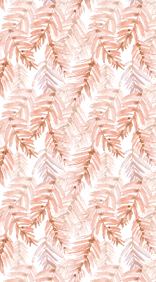 Store enrouleur Feuilles roses