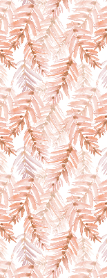 Store enrouleur Feuilles roses