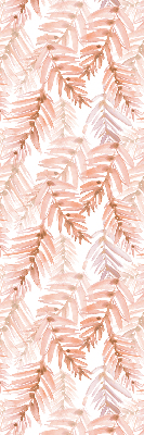 Store enrouleur Feuilles roses