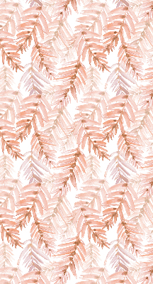 Store enrouleur Feuilles roses