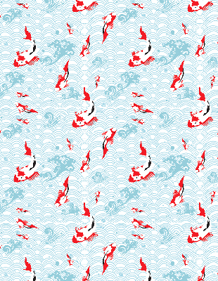 Store intérieur Poisson dans l'eau