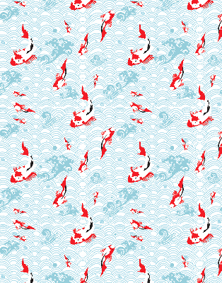 Store intérieur Poisson dans l'eau