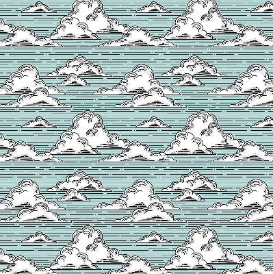 Store enrouleur Nuages