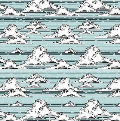 Store enrouleur Nuages