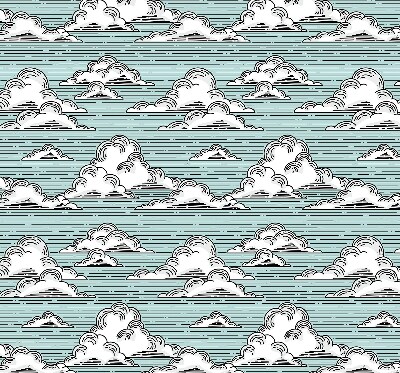 Store enrouleur Nuages