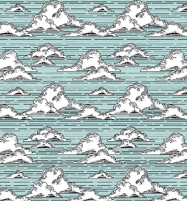 Store enrouleur Nuages
