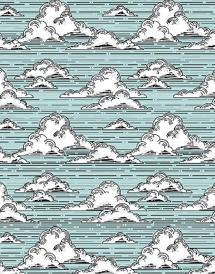 Store enrouleur Nuages