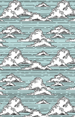 Store enrouleur Nuages