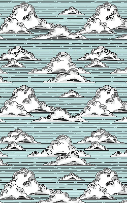 Store enrouleur Nuages
