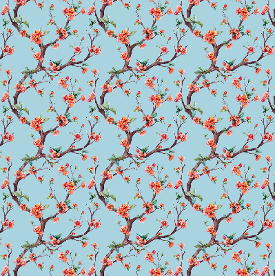 Store intérieur Boutons de fleurs des arbres