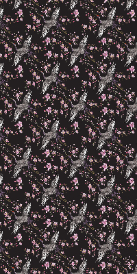 Store intérieur Hérons et fleurs