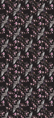 Store intérieur Hérons et fleurs