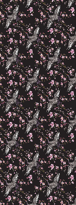 Store intérieur Hérons et fleurs