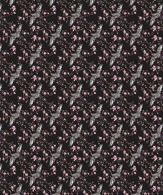 Store intérieur Hérons et fleurs