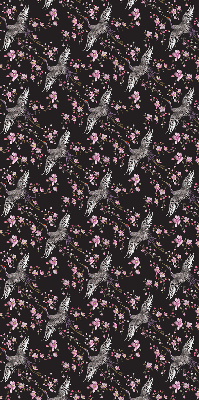 Store intérieur Hérons et fleurs