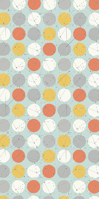 Store enrouleur Points reliés par des lignes sur des cercles