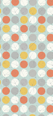 Store enrouleur Points reliés par des lignes sur des cercles