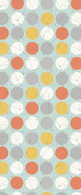 Store enrouleur Points reliés par des lignes sur des cercles