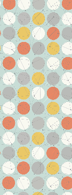 Store enrouleur Points reliés par des lignes sur des cercles