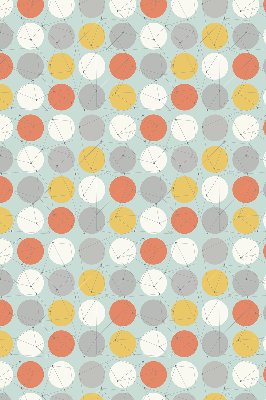 Store enrouleur Points reliés par des lignes sur des cercles