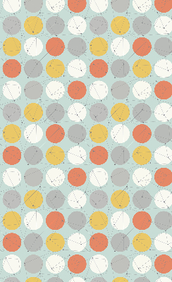 Store enrouleur Points reliés par des lignes sur des cercles