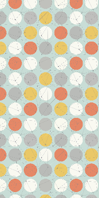 Store enrouleur Points reliés par des lignes sur des cercles