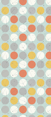 Store enrouleur Points reliés par des lignes sur des cercles