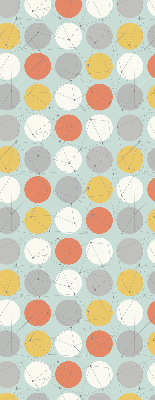 Store enrouleur Points reliés par des lignes sur des cercles