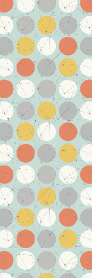 Store enrouleur Points reliés par des lignes sur des cercles