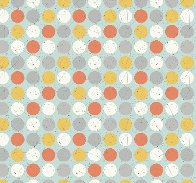 Store enrouleur Points reliés par des lignes sur des cercles