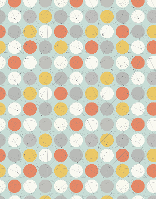 Store enrouleur Points reliés par des lignes sur des cercles