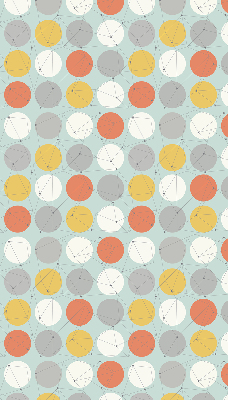 Store enrouleur Points reliés par des lignes sur des cercles