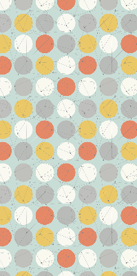 Store enrouleur Points reliés par des lignes sur des cercles