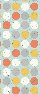 Store enrouleur Points reliés par des lignes sur des cercles