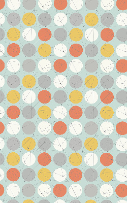 Store enrouleur Points reliés par des lignes sur des cercles