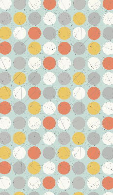 Store enrouleur Points reliés par des lignes sur des cercles