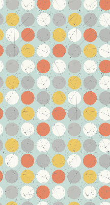 Store enrouleur Points reliés par des lignes sur des cercles