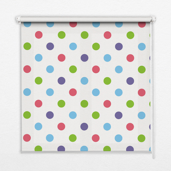 Store enrouleur Points colorés