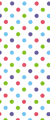 Store enrouleur Points colorés