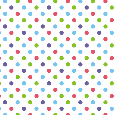 Store enrouleur Points colorés