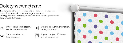 Store enrouleur Points colorés